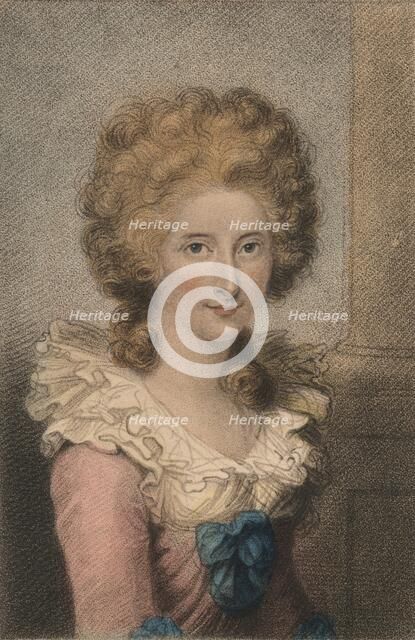 'The Honourable Mrs. Damer', 1794.  Creator: Luigi Schiavonetti.