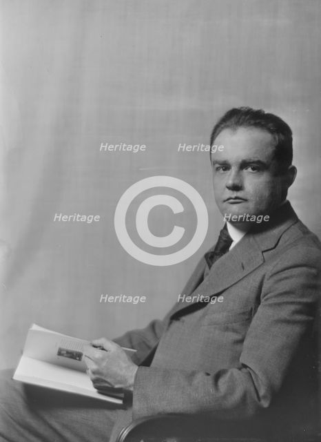 The Honorable Charles Pergler, portrait photograph, 1919 Mar. 28. Creator: Arnold Genthe.