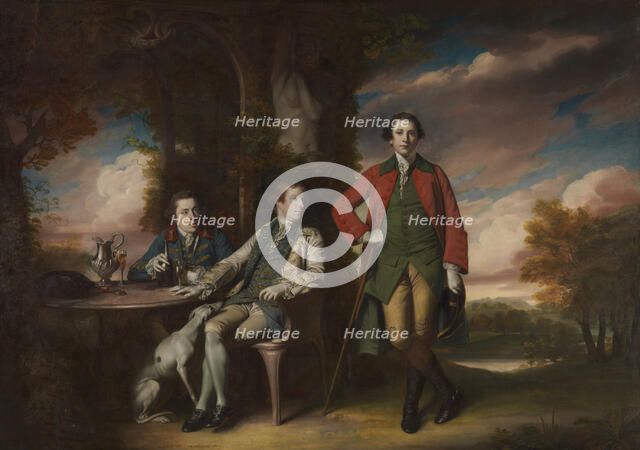 The Honorable Henry Fane (1739-1802) with Inigo Jones and Charles Blair, 1761-66. Creator: Sir Joshua Reynolds.