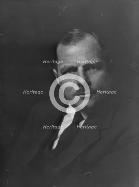 The Honorable Hugh Mackintosh, portrait photograph, 1918 Oct. 8. Creator: Arnold Genthe.