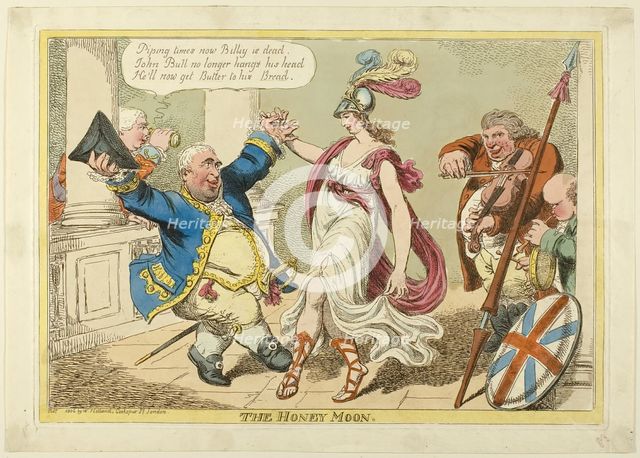 The Honeymoon, 1806. Creator: Charles Williams.