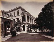 The Hong Kong Club building, Wyndham Street, Hong Kong, c1873. Creator: William Pryor Floyd