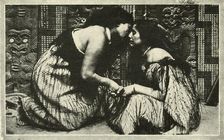The "Hongi", A Maori Greeting c1948. Creator: Unknown