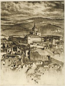 The Hospice of Saint John, Toledo, c. 1903. Creator: Joseph J Pennell