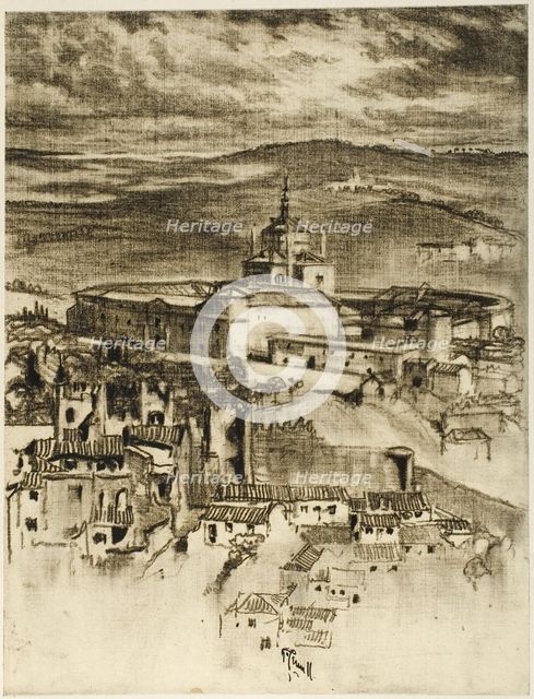 The Hospice of Saint John, Toledo, c. 1903. Creator: Joseph J Pennell.