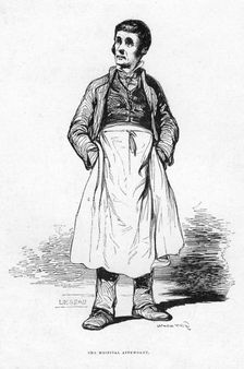 The hospital attendant, 19th century