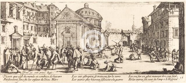 The Hospital, c. 1633. Creator: Jacques Callot.