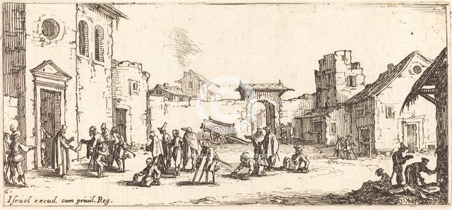 The Hospital, c. 1633. Creator: Jacques Callot.