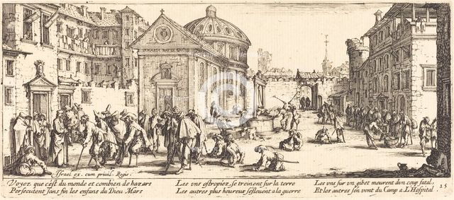 The Hospital, c. 1633. Creator: Jacques Callot.