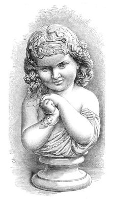 "The Hop Queen", sculptured by G. Halse, in the Exhibition of the British Institution, 1864. F Creator: Unknown