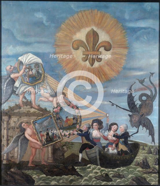 The Hope of Happiness, dedicated to the Nation, c1791. Creator: Dubois.