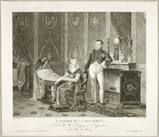 The Hope of Posterity: The Emperor, Empress, and King of Rome, 1811/12. Creator: Adrien Pierre François Godefroy the Younger