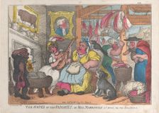 The Hopes of the Family, or Miss Marrowfat at Home for the Holidays, 1809-13., 1809-13. Creator: Thomas Rowlandson