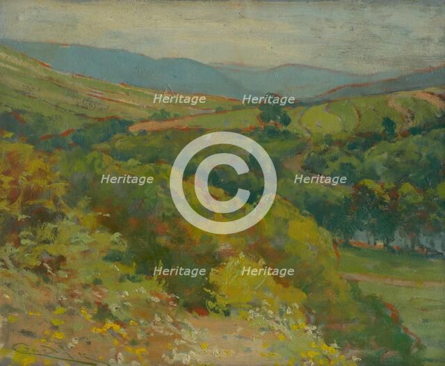 The Hornád Valley by Tahanovce, around 1914-1915. Creator: Ludovit Cordak.