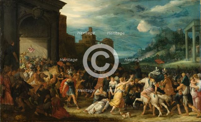 The Horatii Entering Rome.