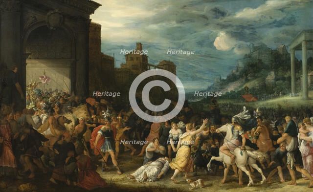 The Horatii Entering Rome. Creator: Adriaen van Stalbemt.