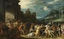 The Horatii Entering Rome. Creator: Adriaen van Stalbemt