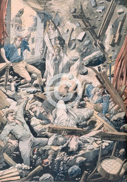 The Horrible Consequences of a Terrible Earthquake in San Francisco, from Petit Journal, 29th April 