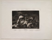 The Horrors of War: Nor (Do These) Either. Creator: Francisco de Goya (Spanish, 1746-1828)