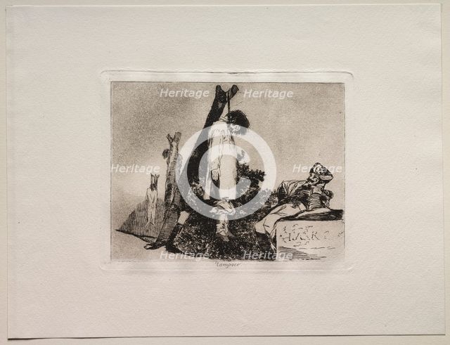 The Horrors of War: Not ( In This Case) Either. Creator: Francisco de Goya (Spanish, 1746-1828).