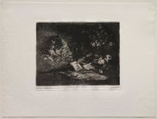 The Horrors of War: Nothing. The Event Will Tell. Creator: Francisco de Goya (Spanish, 1746-1828)