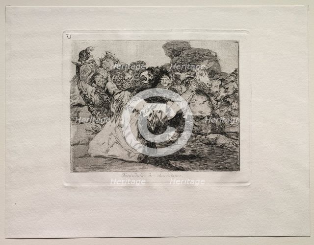 The Horrors of War: Charlatan's Show. Creator: Francisco de Goya (Spanish, 1746-1828).