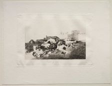 The Horrors of War: Even Worse, 1810. Creator: Francisco de Goya (Spanish, 1746-1828)