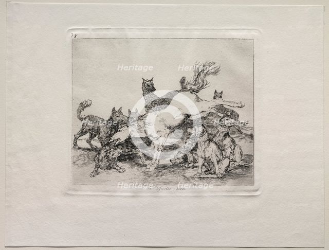 The Horrors of War: He Defends Himself Well. Creator: Francisco de Goya (Spanish, 1746-1828).