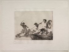 The Horrors of War: He Deserved It. Creator: Francisco de Goya (Spanish, 1746-1828)