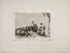 The Horrors of War: It's No Use Crying Out. Creator: Francisco de Goya (Spanish, 1746-1828)