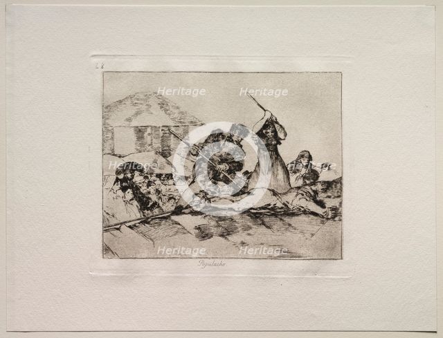 The Horrors of War: Rabble. Creator: Francisco de Goya (Spanish, 1746-1828).