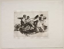 The Horrors of War: Rightly or Wrongly. Creator: Francisco de Goya (Spanish, 1746-1828)
