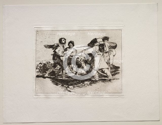 The Horrors of War: Rightly or Wrongly. Creator: Francisco de Goya (Spanish, 1746-1828).
