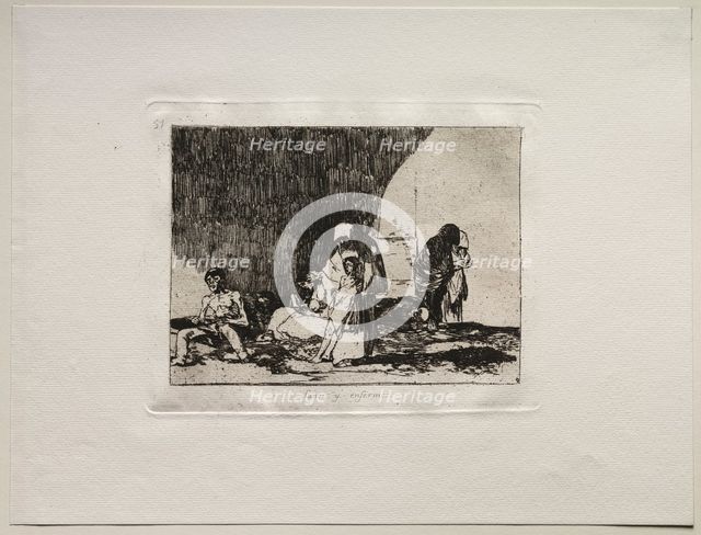 The Horrors of War: The Healthy and the Sick. Creator: Francisco de Goya (Spanish, 1746-1828).