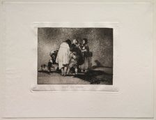 The Horrors of War: There Was Nothing to be Done and He Died. Creator: Francisco de Goya (Spanish, 1746-1828)