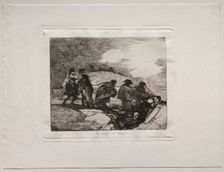The Horrors of War: They Do Not Know The Way. Creator: Francisco de Goya (Spanish, 1746-1828)