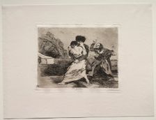 The Horrors of War: They Dont Like It. Creator: Francisco de Goya (Spanish, 1746-1828)