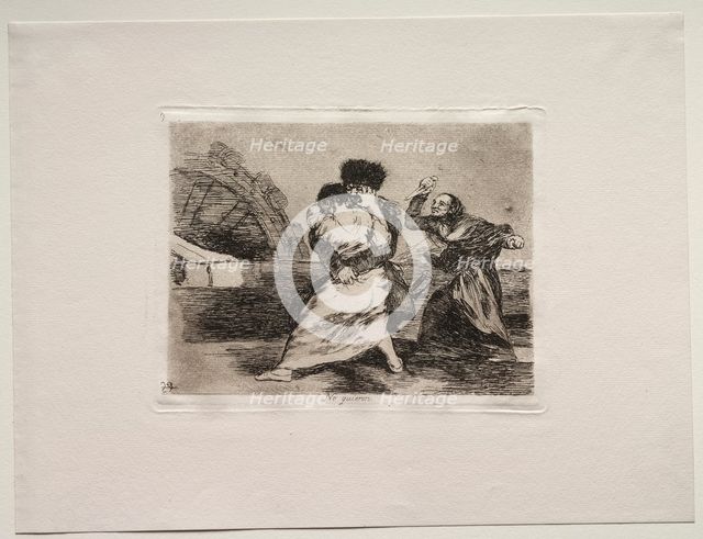 The Horrors of War: They Dont Like It. Creator: Francisco de Goya (Spanish, 1746-1828).