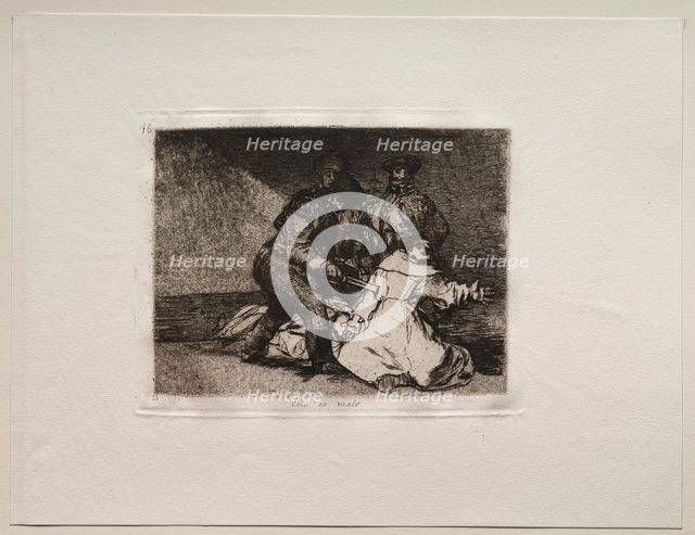The Horrors of War: This Is Bad. Creator: Francisco de Goya (Spanish, 1746-1828).
