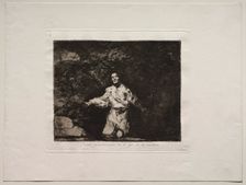 The Horrors of War: Title Page - Sad Forebodings of What is Going to Happen. Creator: Francisco de Goya (Spanish, 1746-1828)