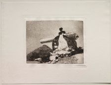 The Horrors of War: What Courage!. Creator: Francisco de Goya (Spanish, 1746-1828)