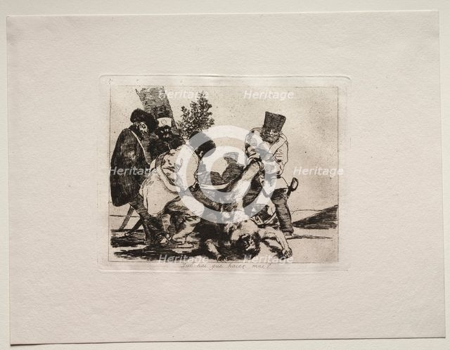 The Horrors of War: What More Can Be Done?. Creator: Francisco de Goya (Spanish, 1746-1828).
