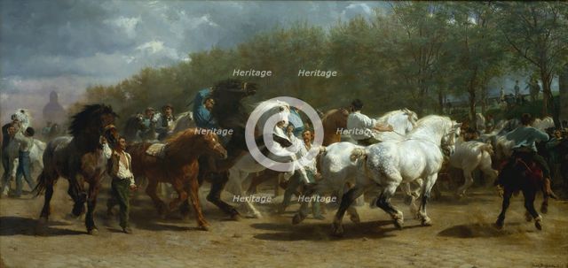 The Horse Fair, 1852-55. Creator: Rosa Bonheur.