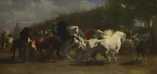 The Horse Fair, 1855. Artist: Bonheur, Rosalie (Rosa) (1822-1899)