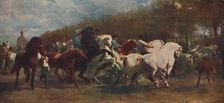 The Horse Fair 1855, (c1915). Artists: Rosa Bonheur, Nathalie Micas