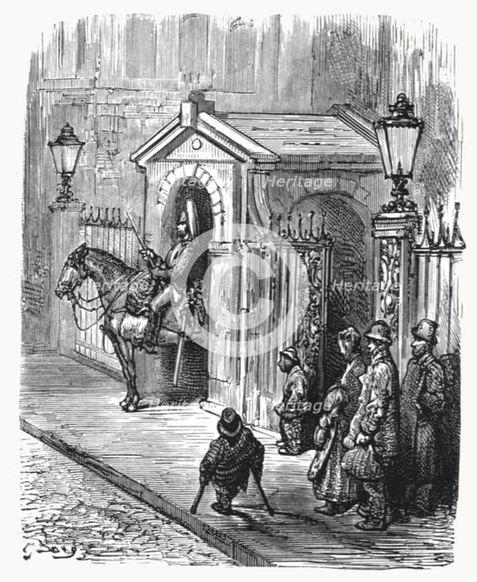 'The Horse Guards', 1872.  Creator: Gustave Doré.