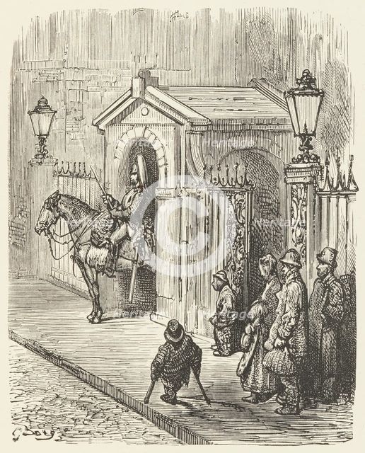 The Horse Guards, 1872.  Creator: Unknown.