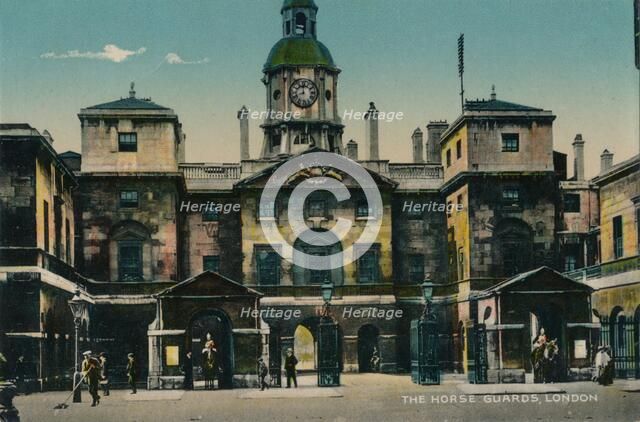 'The Horse Guards, London', c1920, (c1900-1930). Artist: Unknown.
