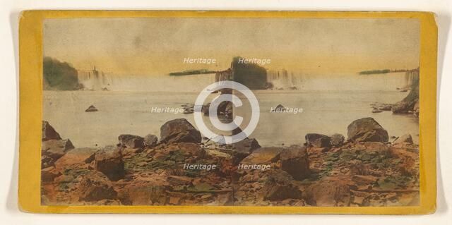 The Horse Shoe Fall from the Custom House., about 1868. Creator: E. & H.T. Anthony.