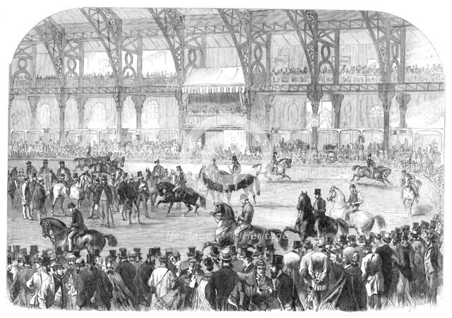 The Horse Show in the Agricultural Hall, Islington, 1864. Creator: Mason Jackson.